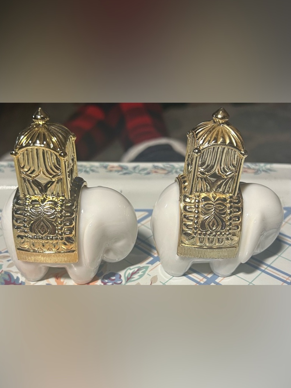 2- Vintage Avon Royal Elephant Charisma Avon Bottles.